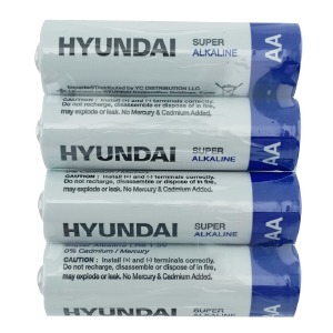 LR06 Батарейки Hyundai АА по 4 шт(пальчиковые)/цена за 1 бат. - фото