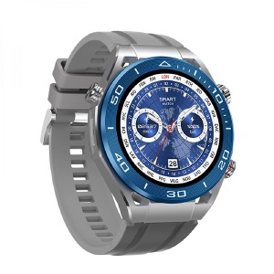 Смарт-часы (Smart watch) Hoco Y16 (укр.мова/BT5.1/RAM128Mb/call/LCD1.39"/IP67/260mAh) серые - фото