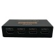 Разветвитель (сплиттер) HDMI (мама)-четыре HDMI (мама) 4K черный - фото 2
