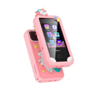 Дитячий телефон Hoco Y103 укр.мова/2.8"/RAM 64Mb/ROM 32Gb/1000mAh рожевий - фото