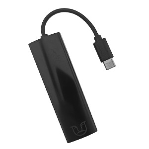HUB Type-C ALFA L139 4в1 (USB2.0х3+RJ45) черный - фото