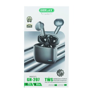 Bluetooth Air Pods Gerlax GH-207 ENC/TWS/BT5.4/35mAh/300mAh білі - фото