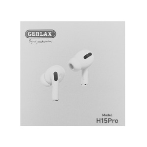Bluetooth Air Pods Gerlax H15 Pro TWS/BT5.4/35mAh/250mAh/design Pro 2 series білі - фото