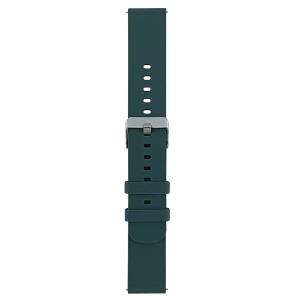 Ремінець для смарт годинник універс. 22 mm Samsung/Xiaomi/Huawei/Imilab/Kieselect силікон сіро-зелений (18) - фото
