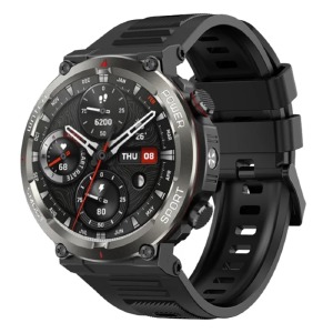 Смарт-годинник (Smart watch) Blackview W50 Pro (укр.мова/BT5.2/call/LCD1.45"/IP68/960mAh/22мм/ліхтарик) чорний - фото