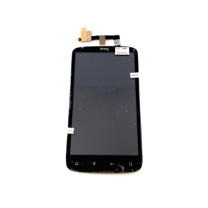 Дисплей для телефона HTC Sensation/G14/Z710E черный, с тачскрином, модуль - фото