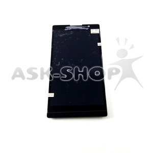Дисплей для телефона Lenovo P90/K80/K80M черный, с тачскрином, модуль - фото