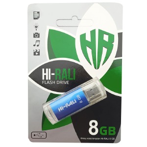 USB 8GB 2.0 Hi-Rali Rocket Series синяя - фото