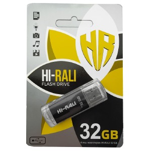 USB 32GB 2.0 Hi-Rali Rocket Series черная - фото