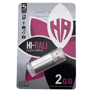 USB 2GB 2.0 Hi-Rali Corsair Series серебряная - фото