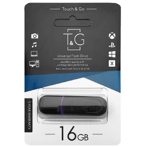 USB 16GB 2.0 T&G 012 Jet Series черная - фото