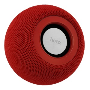 Колонка Hoco BS45 красная 9,8х9,8х8,5 см - фото