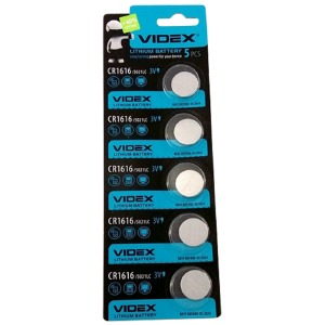 Батарейки CR1616 Videx по 5 шт/цена за 1 бат. - фото