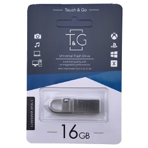 USB 16GB 2.0 T&G 027 metal Series серебряная - фото
