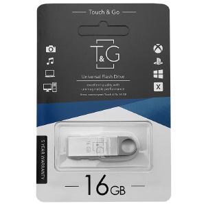 USB 16GB 2.0 T&G 026 metal Series серебряная - фото